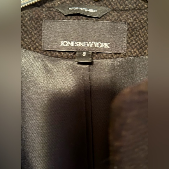 Jones New York Black Trench Coat - Picture 5 of 7